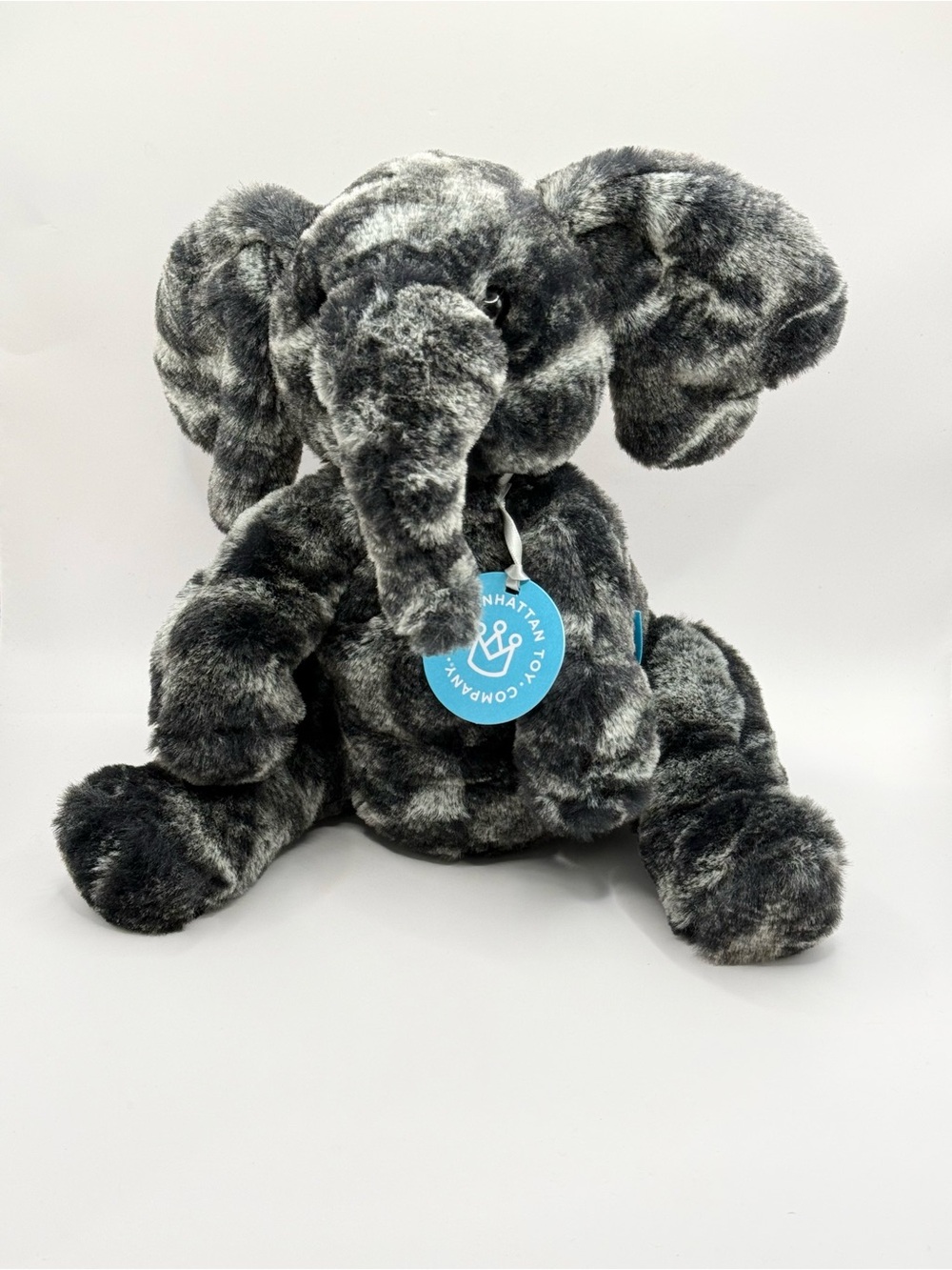 Luxe Liam Elephant Plush Stuffed Animal Toy 12” NWT Manhattan Toy Co.